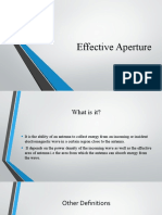 Effective Aperture