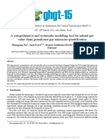 A Comprehensive and Systematic Modelling Tool For Natural Gas Value Chain Greenhouse Gas Emissions Quantification