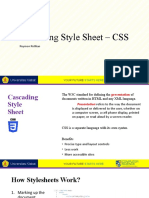 Cascading Style Sheet (CSS)