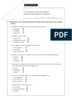 O Cavaleiro Da Dinamarca - Quest. Escolha Multipla e Palavras Cruzadas (Blog 7 09-10)