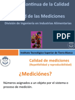 Calidad de Las Mediciones