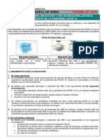 Charla Integral SSIMA 407 - Lineamientos para La Selección y Uso de Mascarilla en El Contexto Del COVID19