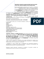 Contrato de Compraventa de Moto Usada Entre Particulares