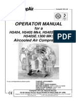 Operator Manual: For A