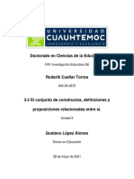 3.2 El Conjunto de Constructos, Definiciones y Proposiciones Relacionadas Entre Sí. - Cuellar Torres Roderik