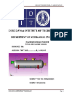 Dire Dawa Intitute of Technology: Department of Mechanical Engineering