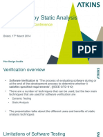 Verification by Static Analysis: Intelligent Testing Conference