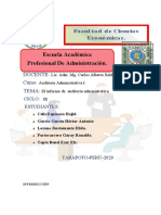 Informe de Auditoria Administrativa