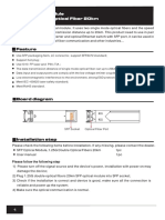 Feature: SFP Optical Module 1 .25G Double Optical Fiber 20km