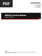 ME812u Control Module: Technical Instructions