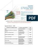 Especializacion Seminarios 2020