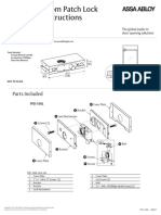 Bottom Patch Lock Installation Instructions