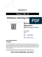 Tax Final (Taxation 1) As at 5th October 2004