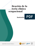 Instructivo de Aplicacion - Historia - Clinica - Doc Octubre 2020