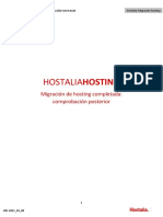 Hosting Hostalia Comprobacion Posterior A Migracion