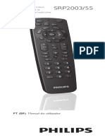 Manual Controle Remoto Universal Philips SRP2003-55