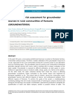 Monitoring and Risk Assessment For Groundwater Sources in Rural Communities of Romania (Groundwaterisk)