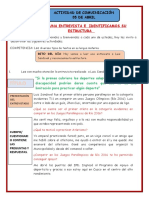 Actividad de Comunicación 05 de Mayo