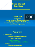 Good Clinical Practices: Guilin, PRC