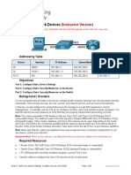 16.5.2 Lab - Secure Network Devices - ILM