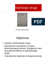 Anti-Cholinergic Drugs: DR Naser Ashraf Tadvi