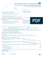 Formulaire - Demande D'aide Au Logement MSA