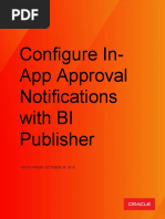 Configure In-App Approval Notifications With BI Publisher: White Paper / October 24, 2019