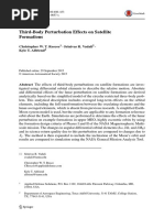 Third-Body Perturbation Effects On Satellite Formations: Christopher W. T. Roscoe Srinivas R. Vadali Kyle T. Alfriend