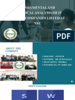 Fundamental and Technical Analysis of It Sector Companies Listed at NSE