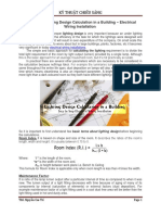 How To Do Lighting Design Calculation in A Building