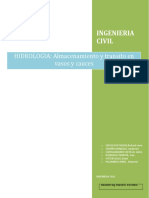 Ingenieria Civil: HIDROLOGIA: Almacenamiento y Transito en Vasos y Cauces