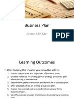 Business Plan: Zainon Che Mat