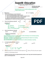 9th Cbse Maths Test Ch-1 Answer Key