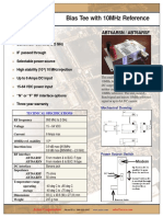 Bias Tee With 10Mhz Reference: Key Features