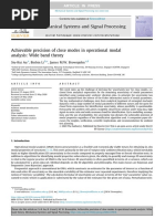 Achievable Precision of Close Modes in Operational Modal Analysis: Wide Band Theory