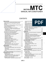 Manual Air Conditioner: Section