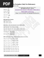 Trig. Formulae (XII-XI)