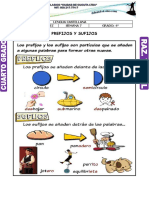 Prefijos Y Sufijos: Lengua Castellana Docente: Julieth Gómez Semana 7 GRADO: 4°