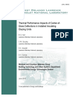 Thermal Performance Impacts of Center-of-Glass Deflections in Installed Insulating Glazing Units