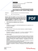 Solicitud de Financiamiento PIP Chilcapampa