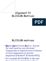 BLOSUM Matrices