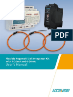 User's Manual: Flexible Rogowski Coil Integrator Kit With 4-20ma and 0-20ma