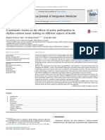 A Systematic Review On The Effects of Active Participation in Rhythm-Centred Music Making On Different Aspects of Health