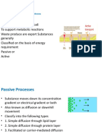 Transport Across Plasma Mem