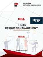 MBA606 - Human Resource Management (CHD Uiv)