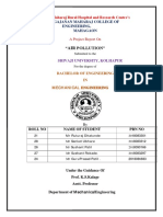 "Air Pollution": Sant Gajanan Maharaj College of Engineering, Mahagaon