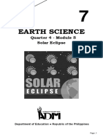 Earth Science: Quarter 4 - Module 5 Solar Eclipse