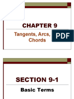 Tangents, Arcs, and Chords