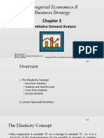 Managerial Economics & Business Strategy: Quantitative Demand Analysis