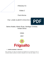 Post Informe Frigoalto GRUPO 1